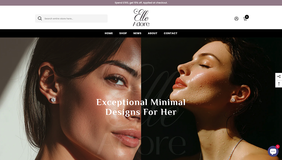 Elle Adore website